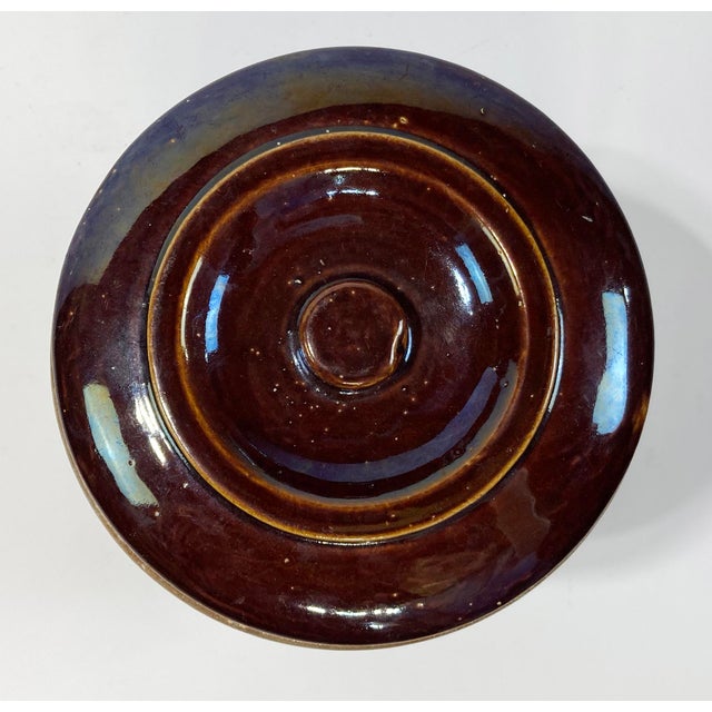 Antique Early American Oversized Stoneware Crock For Sale - Image 4 of 7