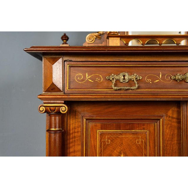 Wilhelminian Side Cabinet or Buffet Shelf, 1910s For Sale - Image 14 of 18