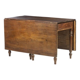 19th Century Table with Wings in Vinhático Wood For Sale