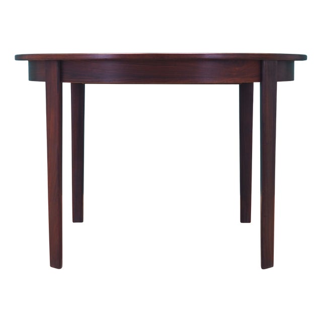 Danish Round Rosewood Table, 1960s For Sale