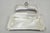 Mid 20th Century Vintage Crescent Victorian Silver Plated Covered Butter Dish W/ Glass Liner For Sale - Image 5 of 11