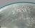 Early 20th Century Steuben Sinclaire Floral Etched Art Glass Footed Console Compote Bowl Blue Edge For Sale - Image 10 of 12