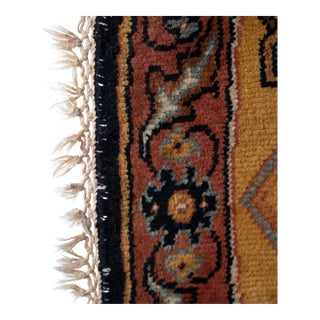 Round Indo-Persian Rug, C. 1960 For Sale