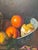 Mid 20th Century Vintage Moody Dutch Still Life Realism Original Oil Framed Painting, Chocolate Brown, Orange, Gold For Sale - Image 5 of 12