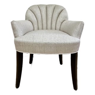 Kravet Beaumont Dining Arm Chair by Larry Laslo For Sale