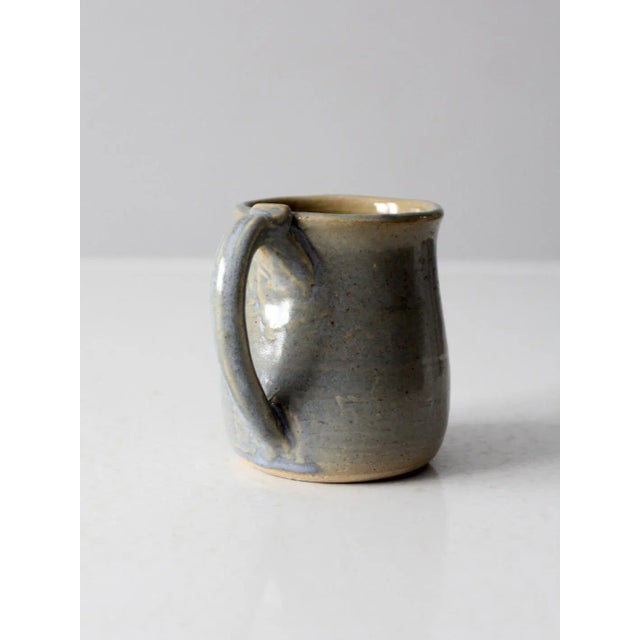 Contemporary Signed Studio Pottery Mug For Sale - Image 3 of 9