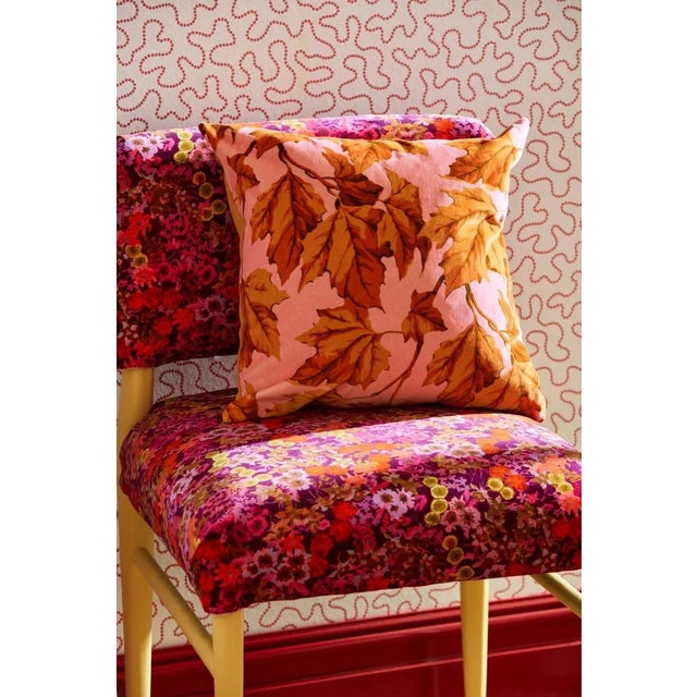 Taken from the Harlequin archive this loosely interpreted impressionist floral fabric sings of colour confidence....