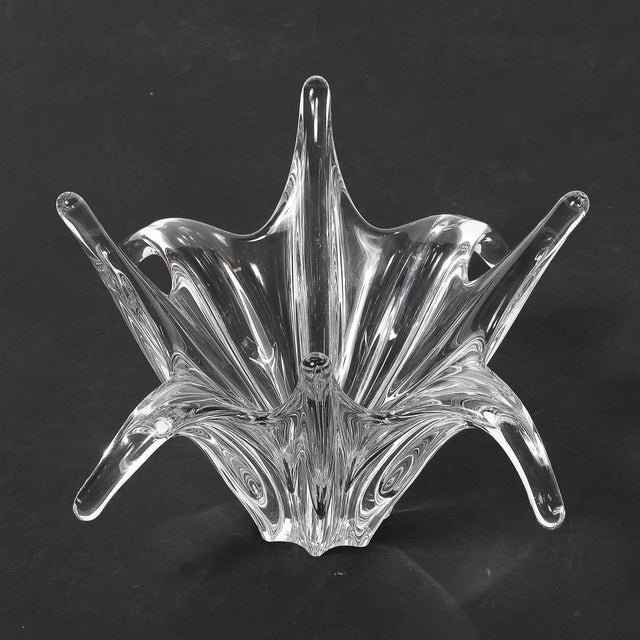 Mid-Century Modern Signed Baccarat Crystal Octopus Bowl For Sale - Image 13 of 15