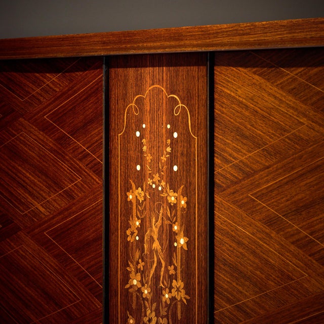 Vintage French Art Deco Period Buffet, Rosewood, Circa 1940 For Sale In Austin - Image 6 of 9