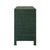 Contemporary Matthew Izzo Home Getty Dark Green Grasscloth Three Drawer Chest For Sale - Image 3 of 7