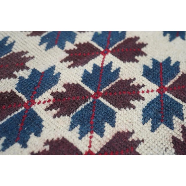 Vintage Afghan Rug 3'9'' x 6' For Sale - Image 10 of 12