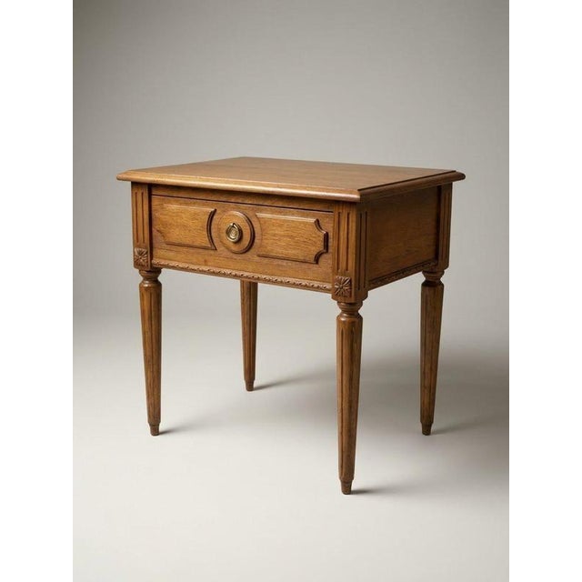 Vintage Oak Bedside Lockers, Set of 2 For Sale - Image 3 of 6