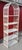 Vintage Boho-Chic White Rattan & Wicker 5-Tier Arched Bookcase For Sale In Naples, FL - Image 6 of 7