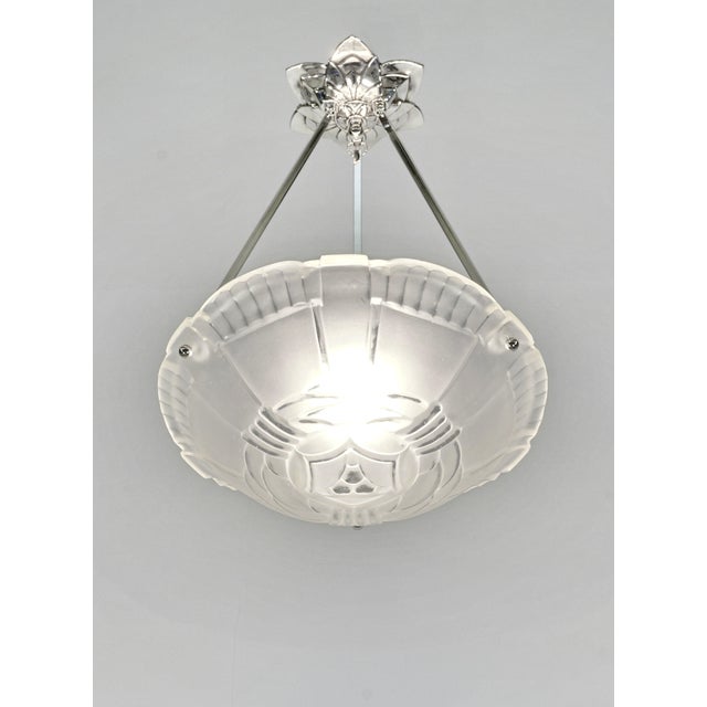 Art Deco French Art Deco Pendant by Marius Sabino 1920s France For Sale - Image 3 of 8
