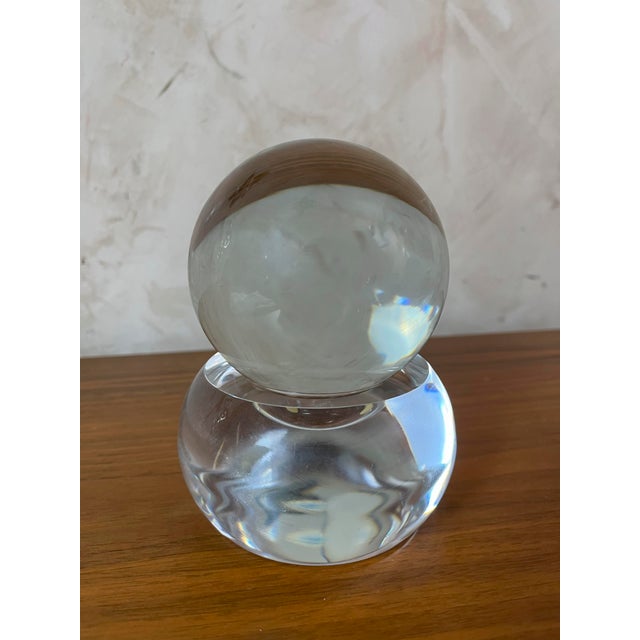 Decorative Ball in Transparent Glass, 1930s For Sale - Image 14 of 18