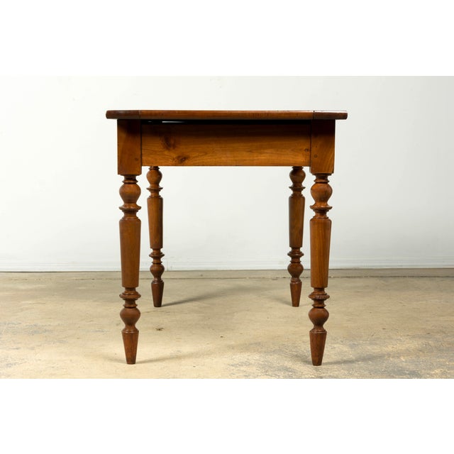 Mid-19th Century French Louis Philippe Walnut Writing Table For Sale - Image 14 of 18