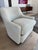 Classic, transitional lounge chair with tightly upholstered back and subtle winged shaping. Deep single loose seat cushion...