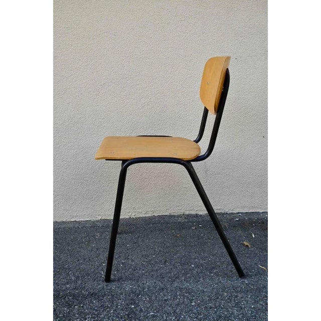 Vintage Industrial Style Kitchen Chairs, Set of 4 For Sale - Image 11 of 18