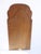 Brown Antique Farmhouse Dutch Oak Scalloped Mirror For Sale - Image 8 of 12