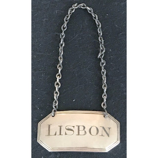 English Early 1790 British Silver Sheffield Set of 4 Liquor/Wine Labels For Sale - Image 3 of 8