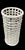 1960s 1960s Hollywood Regency Ceramic Basketweave Umbrella / Cane Stand For Sale - Image 5 of 5