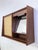 Wood Teak Wall Cabinet with Mirror attributed to Arne Wahl Iversen for Brenderup, Denmark, 1960s For Sale - Image 7 of 15