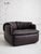 Saporiti Leather "Confidential" Chair by Alberto Rosselli for Saporiti For Sale - Image 4 of 13