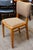 Set of Vintage English Oak Dining Chairs W/ Upholstered Back & Seat by G-Plan Furniture, Uk c.1950 For Sale In San Francisco - Image 6 of 9