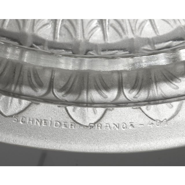 Silver French Art Deco Pendant Light by Charles Schneider 1930 France For Sale - Image 8 of 8