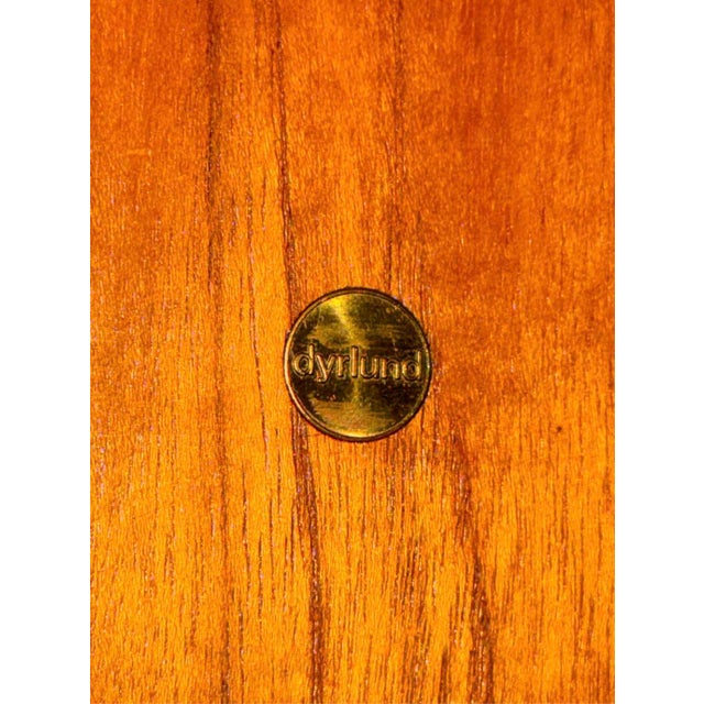 Mid 20th Century Danish Modern Teak Credenza by Dyrlund With Tambour Doors For Sale - Image 15 of 17