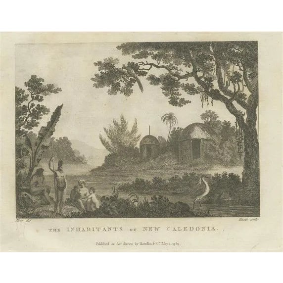 Hamilton & Co., Life in New Caledonia: A Moment from Cook's Voyages, 1784, Print For Sale