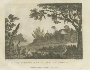 Hamilton & Co., Life in New Caledonia: A Moment from Cook's Voyages, 1784, Print