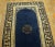 Chinese 1920s Navy Blue Floral Medallion Antique Chinese Peking Rug 2' 7'' X 4' 2'' Wool Knotted Carpet For Sale - Image 3 of 11