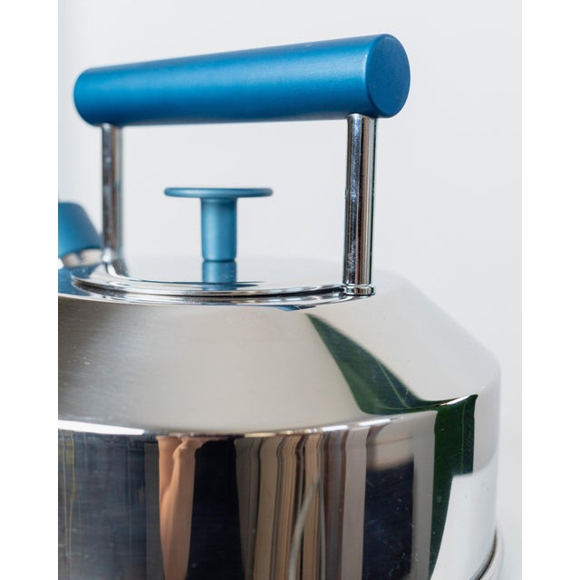 Vintage Italian Prandelli Stainless Steel Kettle by Raunkjaer Kjaergaard, 1980s For Sale - Image 5 of 12