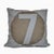 Vintage No.1 & No.7 Cushion, Set of 2 For Sale - Image 9 of 9