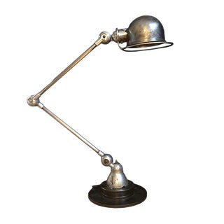 Vintage 2 Arm Floor or Desk Light by Jean-Louis Domecq for Jielde For Sale