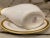 Royal Worcester English White & Gold Saucer W/ Underplate For Sale - Image 4 of 6