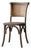 Matthew Izzo Home Alma Elm Wood and Rattan Weave Dining Chair For Sale