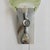 Murano Set of Two Mid-Century Modern Green "Graniglia" Rombus Murano Glass Wall Sconces For Sale - Image 4 of 10