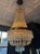 Traditional Vintage Chandelier- Extraordinary French Montgolfière Empire-Brass & Crystal Basket Chandelier For Sale - Image 3 of 5