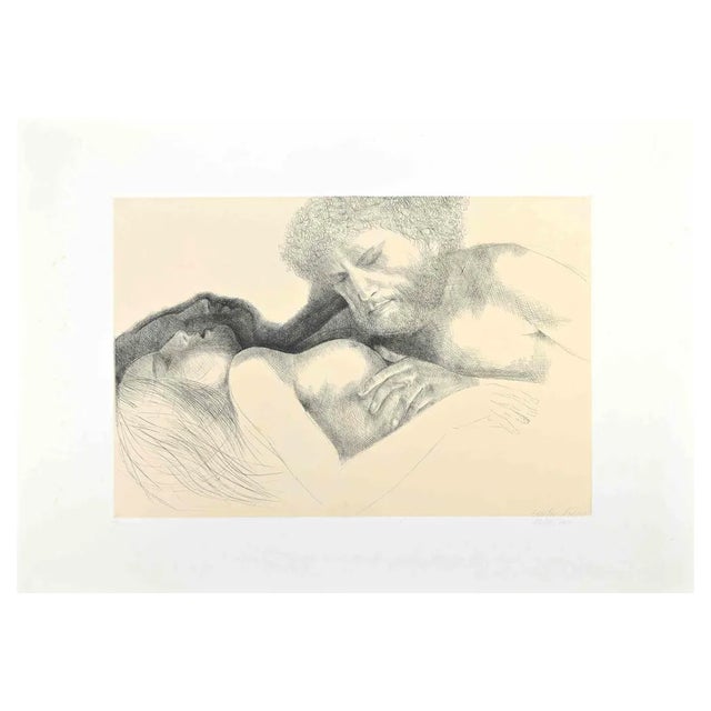 Emilio Greco, Return of Ulysses, Original Etching, 1970 For Sale