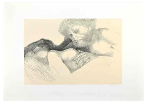 Emilio Greco, Return of Ulysses, Original Etching, 1970