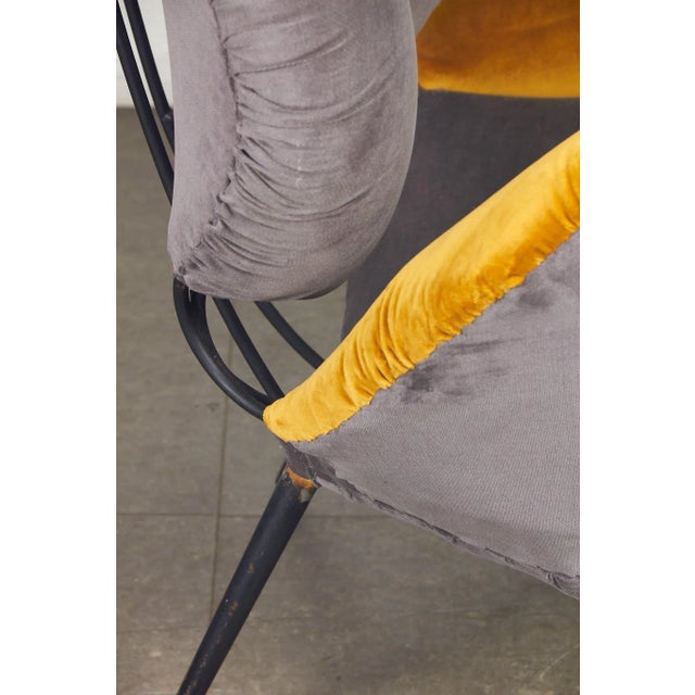 Armchairs attributed to Vittorio Dassi, 1950s, Set of 2 For Sale - Image 14 of 18