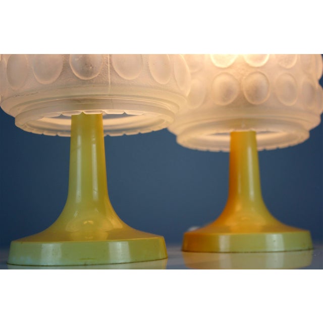 Space Age Table Lamps by Elektroinstala Děčín, Czechoslovakia, 1970s, Set of 2 For Sale - Image 13 of 15
