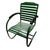 1950s Mid-Century Steel Springer Rocking Outdoor Patio Chair , Pair For Sale - Image 4 of 8