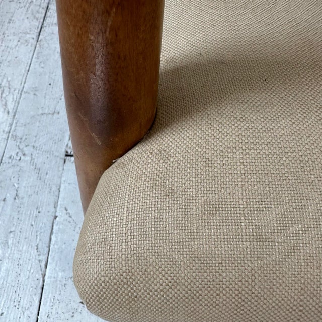 Cream t.h. Robsjohn Gibbings Side Chair For Sale - Image 8 of 11