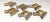1990s Vintage Hand-Carved Painted Tiger Figural Napkin Rings Set of 6 For Sale - Image 5 of 5