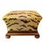 19th Century English Mahogany Upholstered Stool With Flared Form For Sale In Tampa - Image 6 of 12