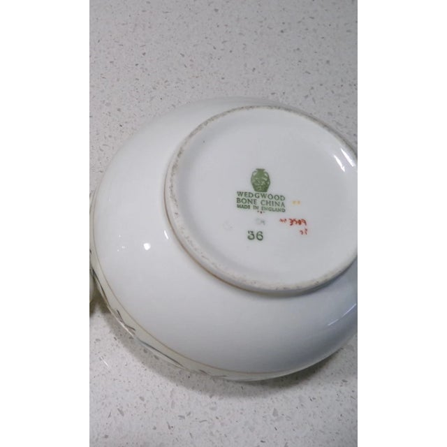 English Vintage Wedgwood Sandringham Blue Sugar Bowl With Lid For Sale - Image 3 of 3