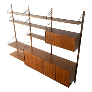 Vintage Wall Shelf by Poul Cadovius, 1960s For Sale